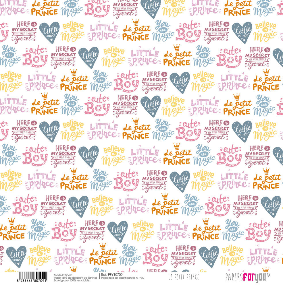 Papers For You Le Petit Prince Canvas Scrap Pack (8pcs) (PFY-10703) (DISCONTINUED) Papers For You Le Petit Prince Canvas Scrap Pack (8pcs) (PFY-10703) (DISCONTINUED)