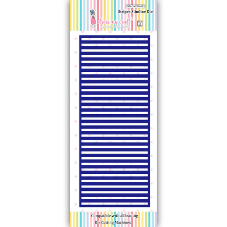 Dress My Craft Cutting Die Slimline Stripes (DMCD4081) (OUTLET) Dress My Craft Cutting Die Slimline Stripes (DMCD4081) (OUTLET)