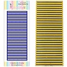 Dress My Craft Cutting Die Slimline Stripes (DMCD4081) (OUTLET) Dress My Craft Cutting Die Slimline Stripes (DMCD4081) (OUTLET)