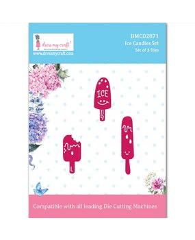 Dress My Craft Cutting Die Ice Candies Set (3pcs) (DMCD2871) (OUTLET)