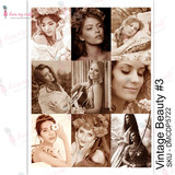 Dress My Craft Transfer Me Vintage Beauty #3 (DMCDP5722) (OUTLET)