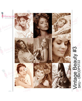 Dress My Craft Transfer Me Vintage Beauty #3 (DMCDP5722) (OUTLET)