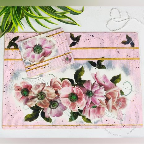 Dress My Craft Transfer Me 12.5x18.5 Inch Vintage Anemones (DMCDP3236) (OUTLET) Dress My Craft Transfer Me 12.5x18.5 Inch Vintage Anemones (DMCDP3236) (OUTLET)