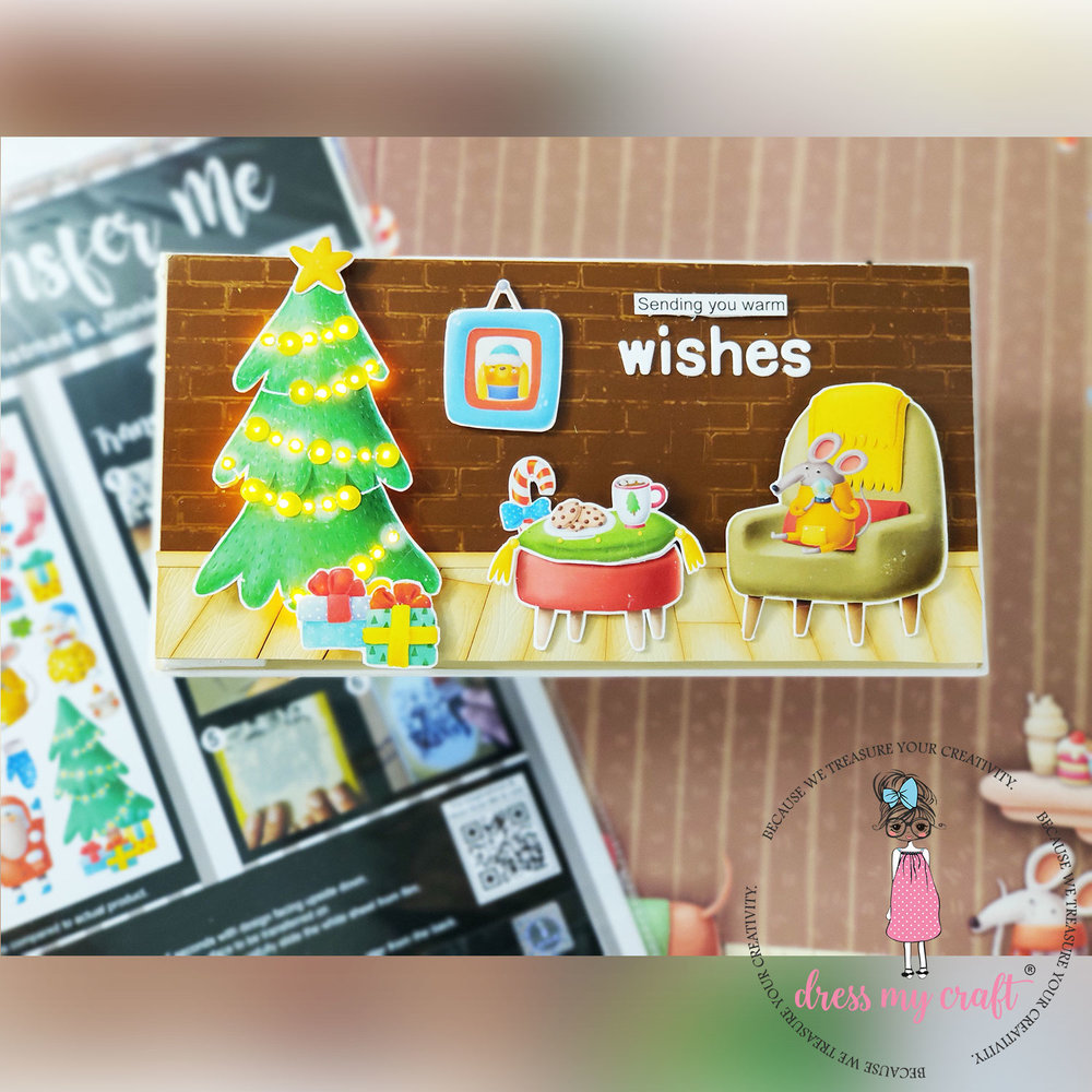 Dress My Craft Pretty Cream A4 Cardstock (10sheets) (DMCP3609) (OUTLET)