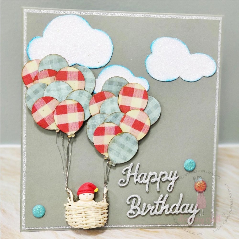 Punch Balloon 1 Inch (DMCT4977) Craftlines B.V.