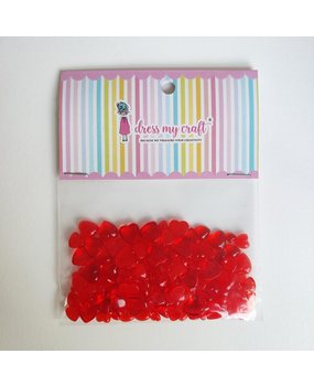 Dress My Craft Droplets Red Heart Assorted 8g (DMCFA5101) (OUTLET)