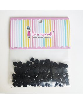 Dress My Craft Droplets Black Heart Assorted 8g (DMCFA5112) (OUTLET)