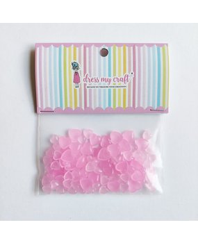 Dress My Craft Droplets Heart Pastel Pink Assorted 8g (DMCFA5134) (OUTLET)