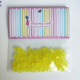 Dress My Craft Droplets Heart Pastel Yellow Assorted 8g (DMCFA5123) (OUTLET)