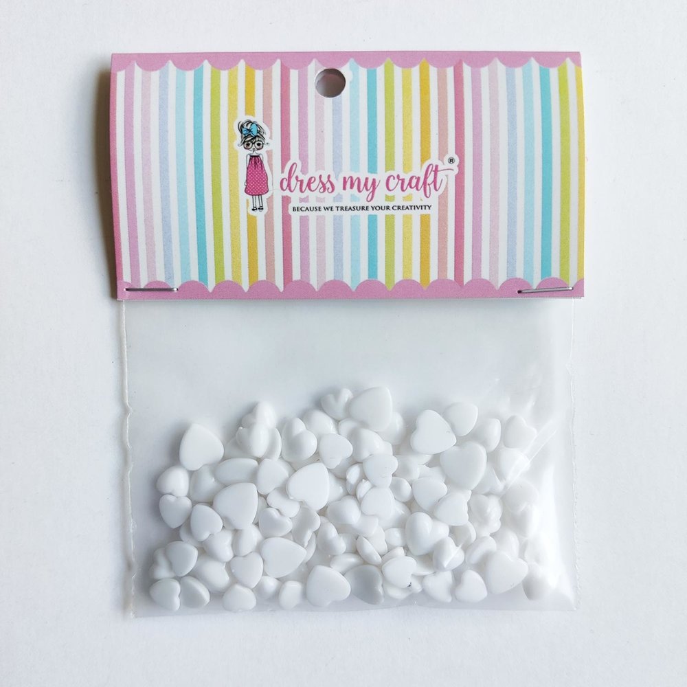 Dress My Craft Droplets Heart Snow White Assorted 8g (DMCFA5178) (OUTLET) Dress My Craft Droplets Heart Snow White Assorted 8g (DMCFA5178) (OUTLET)