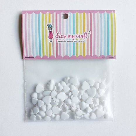 Dress My Craft Droplets Heart Snow White Assorted 8g (DMCFA5178) (OUTLET) Dress My Craft Droplets Heart Snow White Assorted 8g (DMCFA5178) (OUTLET)