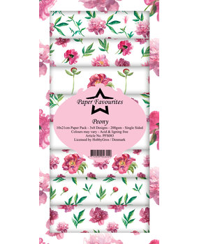 Paper Favourites Peony Slim Paper Pack (PFS083) (OUTLET)