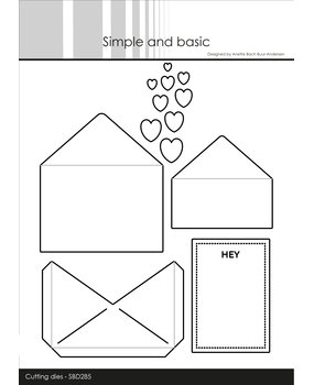 Simple and Basic Sweet Little Envelope Cutting Dies (SBD285) (DISCONTINUED)