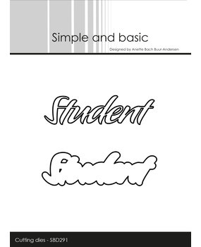 Simple and Basic Student Cutting Dies (SBD291) (DISCONTINUED)