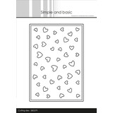 Simple and Basic A6 Lots of Hearts Cutting Dies (SBD279) (DISCONTINUED)
