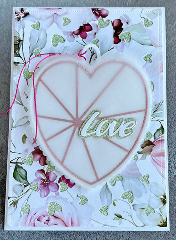 Simple and Basic A6 Lots of Hearts Cutting Dies (SBD279) (DISCONTINUED)