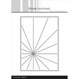 Simple and Basic A6 Sunrays Cutting Dies (SBD278) (DISCONTINUED)