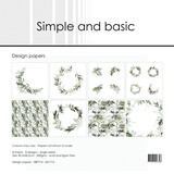 Simple and Basic Green Softness 12x12 Inch Paper Pack (SBP714) (DISCONTINUED)