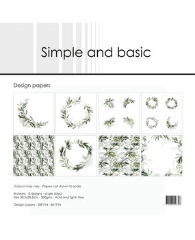 Simple and Basic Green Softness 12x12 Inch Paper Pack (SBP714) (DISCONTINUED) Simple and Basic Green Softness 12x12 Inch Paper Pack (SBP714) (DISCONTINUED)