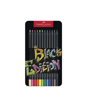 Faber Castell Black Edition Colour Pencils Tin (12pcs) (FC-116413) Faber Castell Black Edition Colour Pencils Tin (12pcs) (FC-116413)