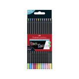 Faber Castell Black Edition Colour Pencils Neon & Pastel Box (12pcs) (FC-116410)