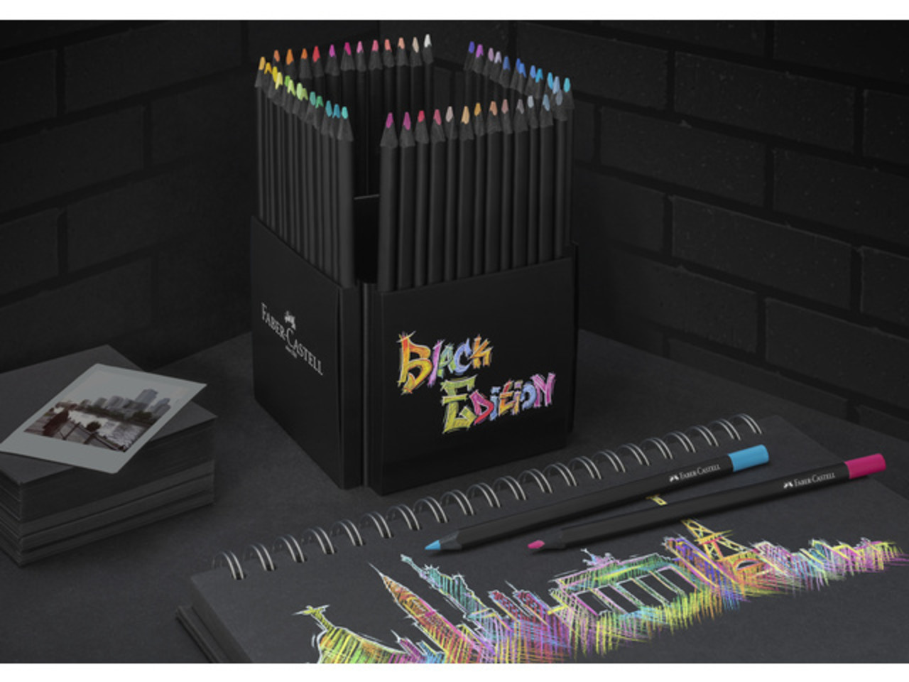 Faber Castell Black Edition Colour Pencils Box (50pcs) (FC-116450) Faber Castell Black Edition Colour Pencils Box (50pcs) (FC-116450)