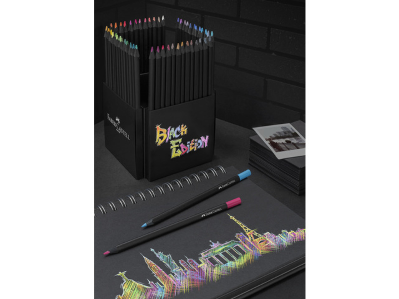 Faber Castell Black Edition Colour Pencils Box (50pcs) (FC-116450) Faber Castell Black Edition Colour Pencils Box (50pcs) (FC-116450)
