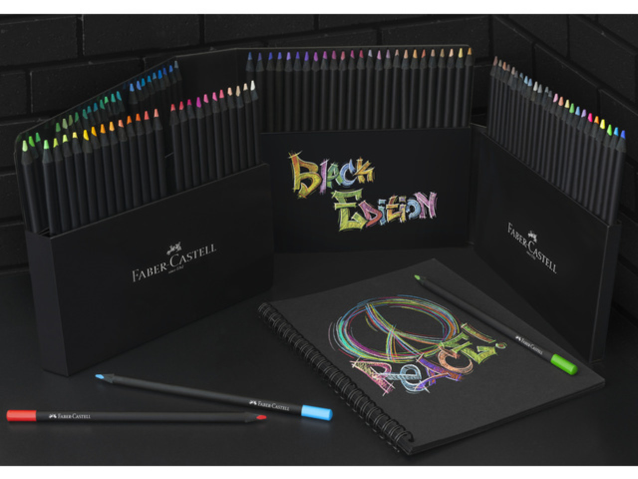 Faber Castell Black Edition Colour Pencils Box (100pcs) (FC-116411) Faber Castell Black Edition Colour Pencils Box (100pcs) (FC-116411)