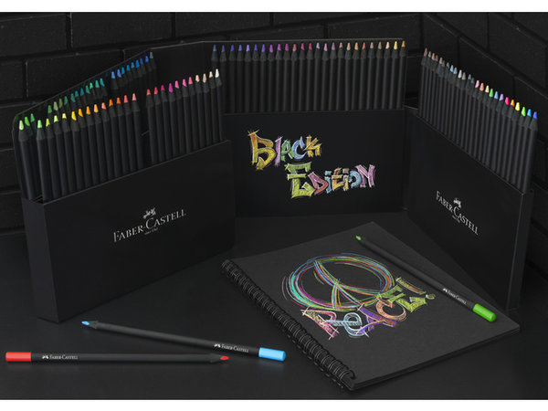 Faber Castell Black Edition Colour Pencils Box (100pcs) (FC-116411) Faber Castell Black Edition Colour Pencils Box (100pcs) (FC-116411)