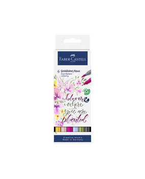 Faber Castell Goldfaber Aqua Dual Markers Lettering (6pcs) (FC-164524) (DISCONTINUED) Faber Castell Goldfaber Aqua Dual Markers Lettering (6pcs) (FC-164524) (DISCONTINUED)