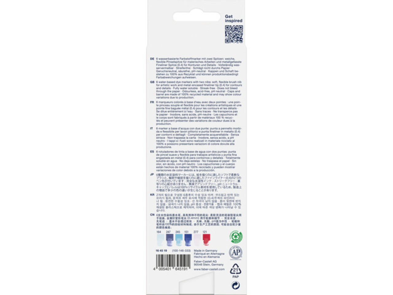 Faber Castell Goldfaber Aqua Dual Markers Seaside (6pcs) (FC-164517) (DISCONTINUED) Faber Castell Goldfaber Aqua Dual Markers Seaside (6pcs) (FC-164517) (DISCONTINUED)