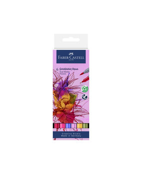 Faber Castell Goldfaber Aqua Dual Markers Flowers (6pcs) (FC-164527) (DISCONTINUED) Faber Castell Goldfaber Aqua Dual Markers Flowers (6pcs) (FC-164527) (DISCONTINUED)