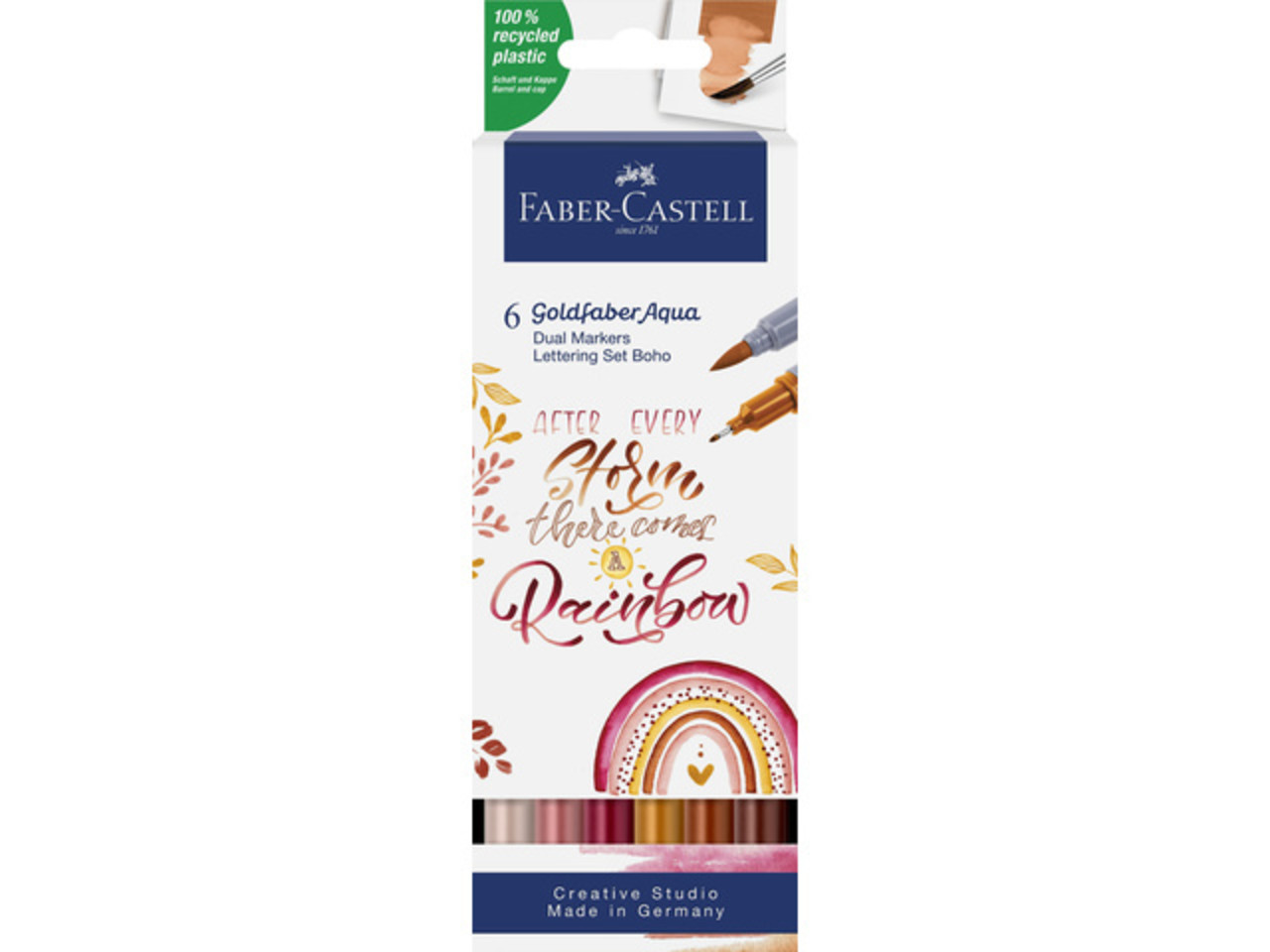 Faber Castell Goldfaber Aqua Dual Markers BoHo (6pcs) (FC-164518) (DISCONTINUED) Faber Castell Goldfaber Aqua Dual Markers BoHo (6pcs) (FC-164518) (DISCONTINUED)