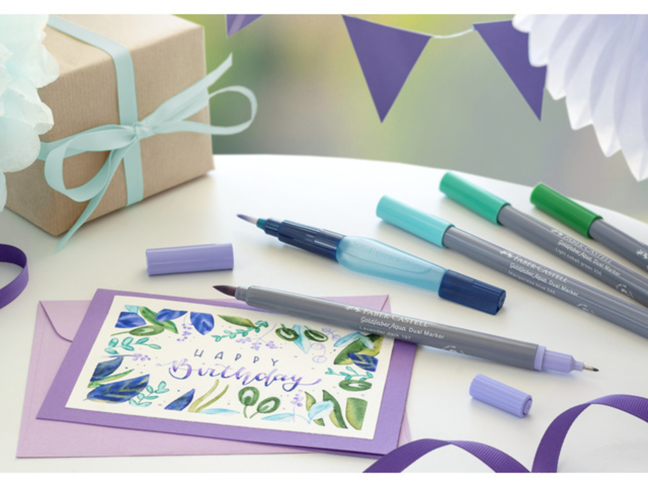 Faber Castell Goldfaber Aqua Dual Markers (24pcs) (FC-164624) Faber Castell Goldfaber Aqua Dual Markers (24pcs) (FC-164624)