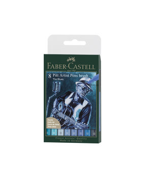 Faber Castell Pitt Artist Pen Brush The Blues (8pcs) (FC-167173) (DISCONTINUED) Faber Castell Pitt Artist Pen Brush The Blues (8pcs) (FC-167173) (DISCONTINUED)