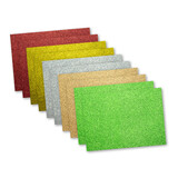 Kangaro Glitter Cardboard 25x35cm 300gsm 2x5 Colours (10pcs) (K-0064P02) (DISCONTINUED)