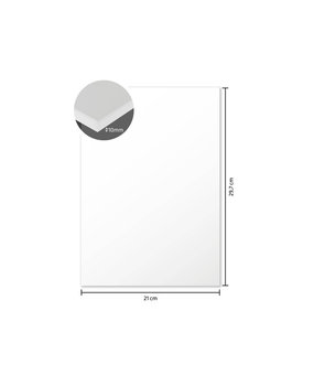 Kangaro Foam Board Double-sided White A4 10mm (10pcs) (K-0071-004) (DISCONTINUED) Kangaro Foam Board Double-sided White A4 10mm (10pcs) (K-0071-004) (DISCONTINUED)