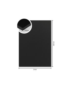 Kangaro Foam Board Double-sided Black A4 10mm (10pcs) (K-0071-104) (DISCONTINUED) Kangaro Foam Board Double-sided Black A4 10mm (10pcs) (K-0071-104) (DISCONTINUED)