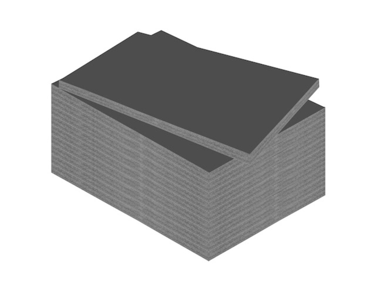 Kangaro Foam Board Double-sided Black A4 10mm (10pcs) (K-0071-104) (DISCONTINUED)
