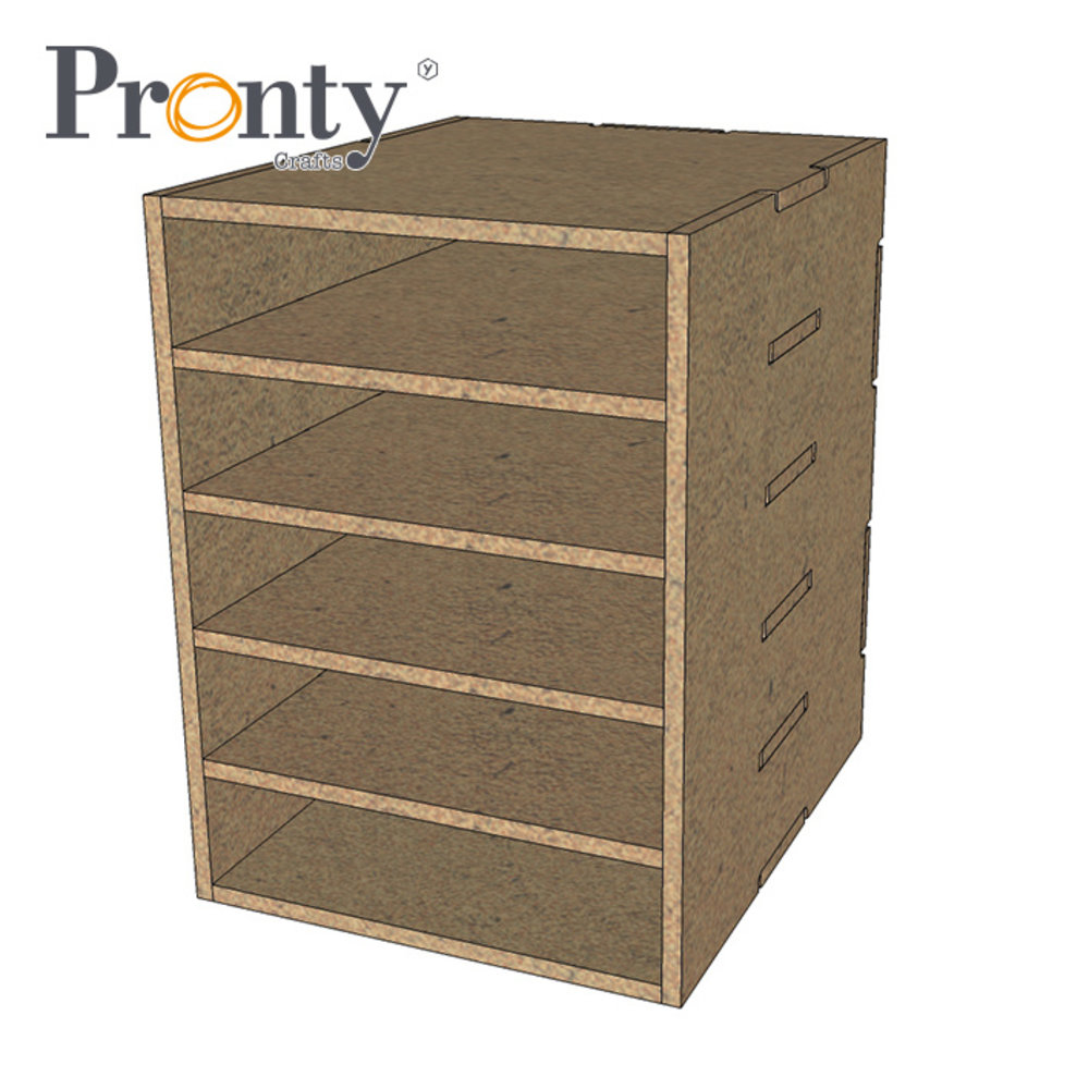 Pronty Crafts MDF Organizer Half Box Drawer (460.483.019) (DISCONTINUED