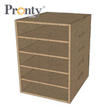 Pronty Crafts MDF Organizer Half Box Drawer (460.483.019) (DISCONTINUED)