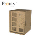 Pronty Crafts MDF Organizer Half Box Acrylic Pens Storage (460.483.018) (DISCONTINUED)