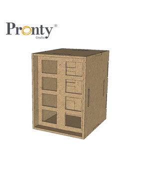 Pronty Crafts MDF Organizer Half Box Acrylic Pens Storage (460.483.018) (DISCONTINUED)