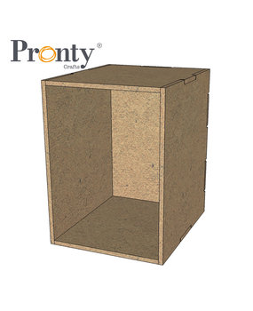 Pronty Crafts MDF Organizer Half Box (460.483.012) (OUTLET)