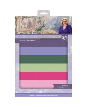 Crafter's Companion Once Upon a Time A4 Luxury Linen Card Pack (S-OUAT-LINEN-A4) (OUTLET)