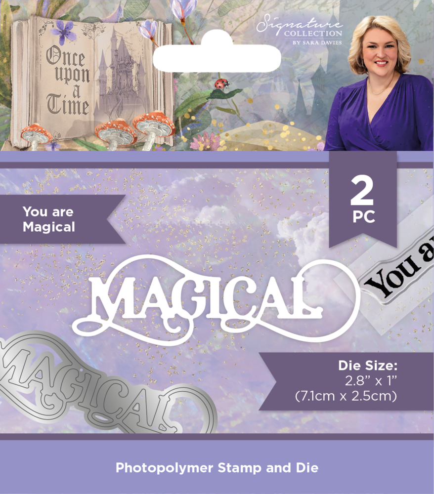 Crafter's Companion Once Upon a Time Stamp & Die You are Magical (S-OUAT-STD-YAMAG) (OUTLET)