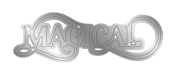 Crafter's Companion Once Upon a Time Stamp & Die You are Magical (S-OUAT-STD-YAMAG) (OUTLET)