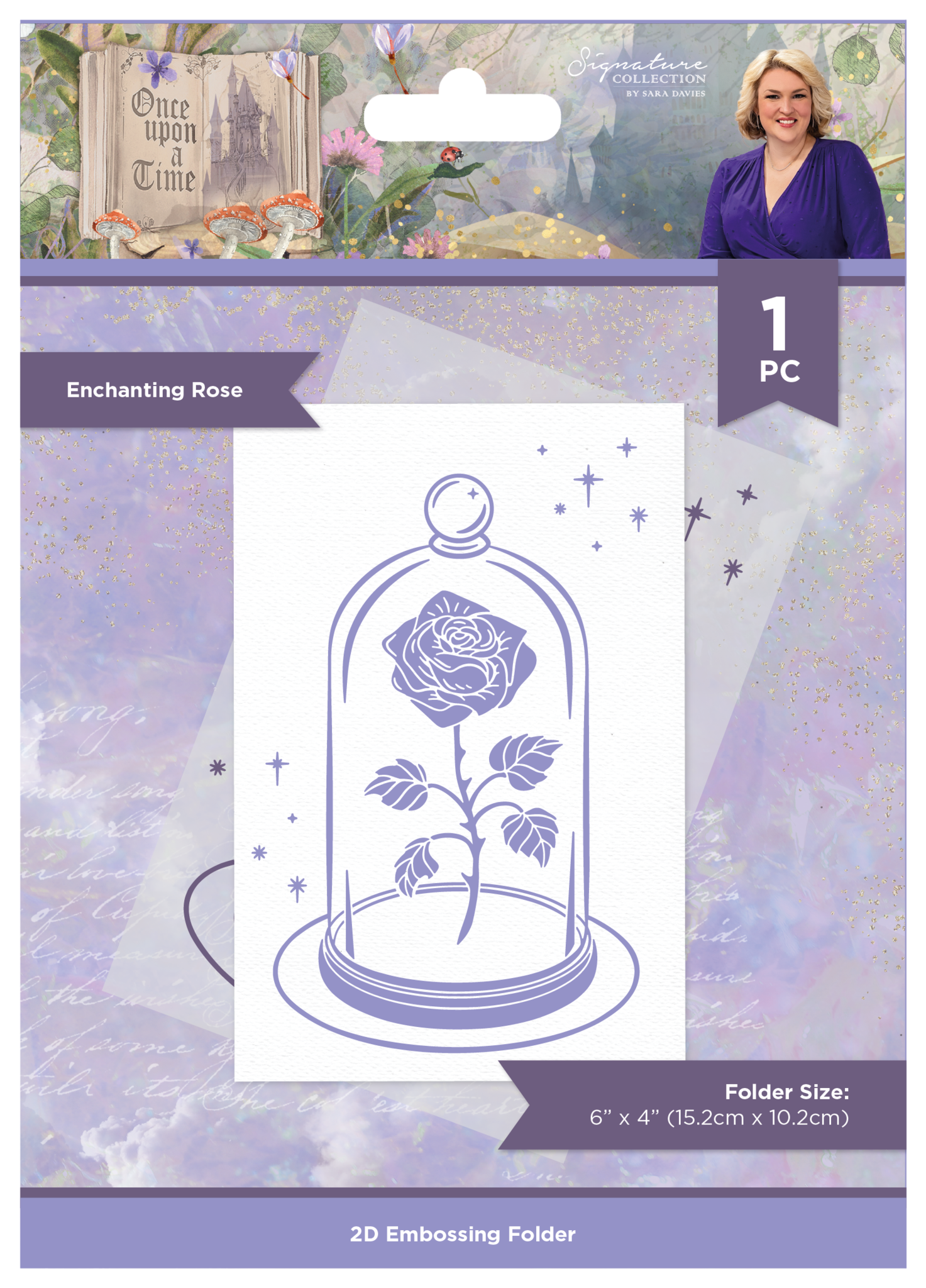 Once Upon a Time Embossing Folder Enchanting Rose (S-OUAT-EF4-ENRO ...