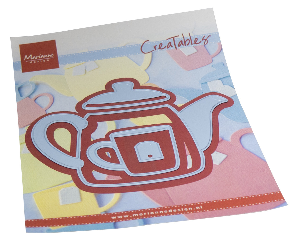 Marianne Design Creatables Teapot & Glass (LR0803) (DISCONTINUED) Marianne Design Creatables Teapot & Glass (LR0803) (DISCONTINUED)