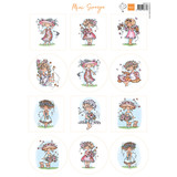 Marianne Design Decoupage A4 Sheet Hetty's Mini's Summer Snoesjes (HK1711) (DISCONTINUED)